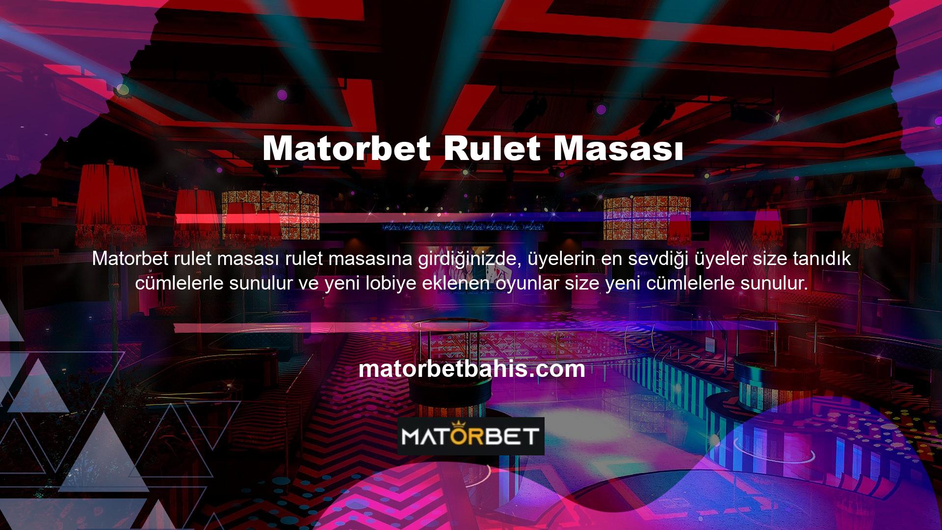 Rulet masası, sadece düşük bir dengeye sahip bahse girebileceğiniz klasik bir tablo değildir